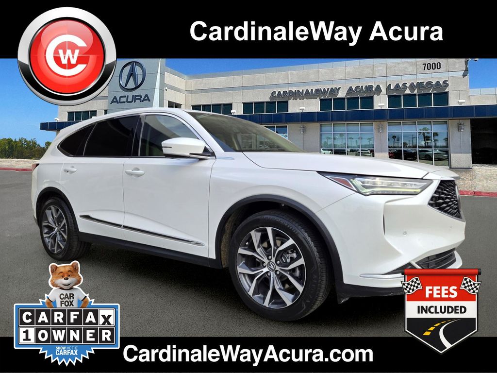 Platinum White Pearl 2023 Acura MDX SUV / Crossover Front-Wheel Drive Automatic