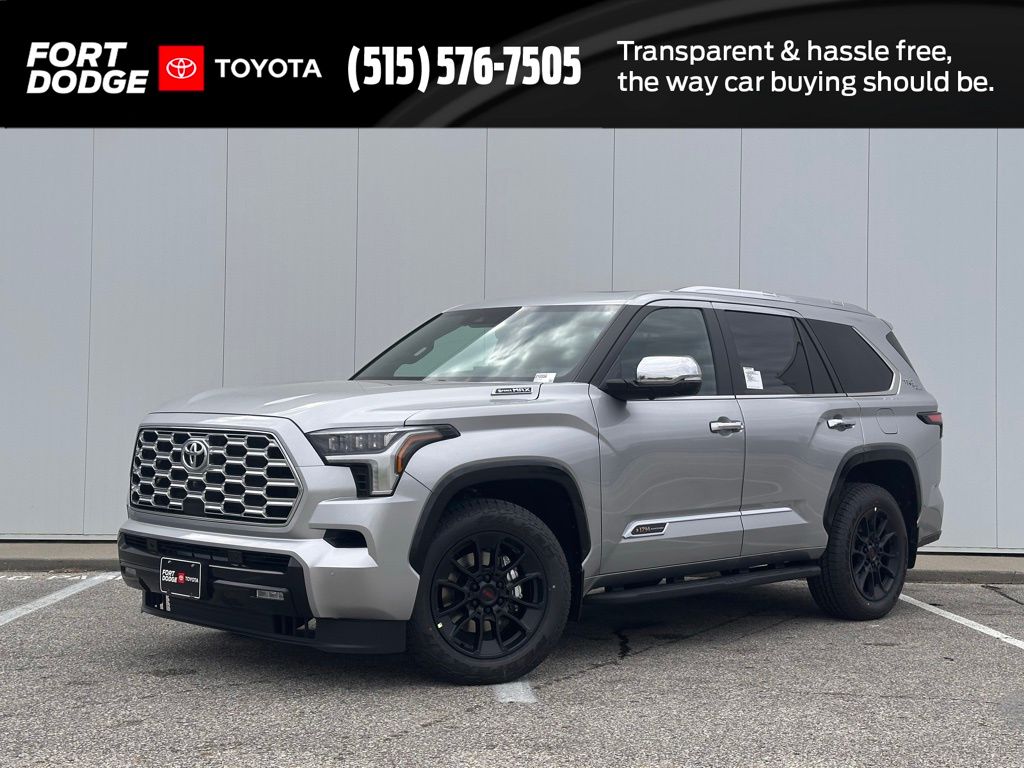 Celestial Silver Metallic 2026 Toyota Sequoia 1794 Edition 4WD SUV / Crossover Four-Wheel Drive Automatic
