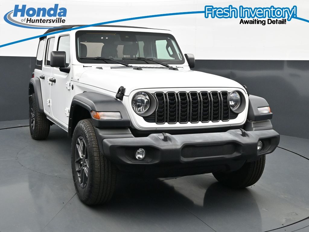 Bright White Clearcoat 2024 Jeep Wrangler SUV / Crossover Four-Wheel Drive 8-Speed Automatic