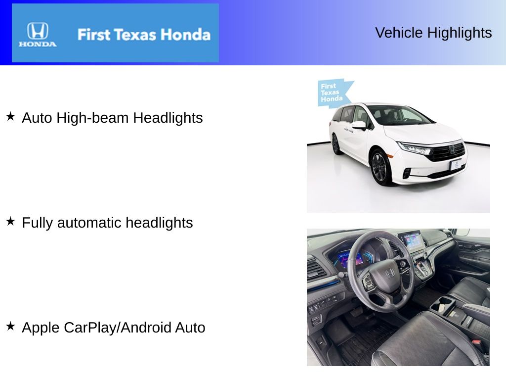 Used Car 2023 Honda Odyssey  Elite For Sale Under $40,000 In Austin, Texas