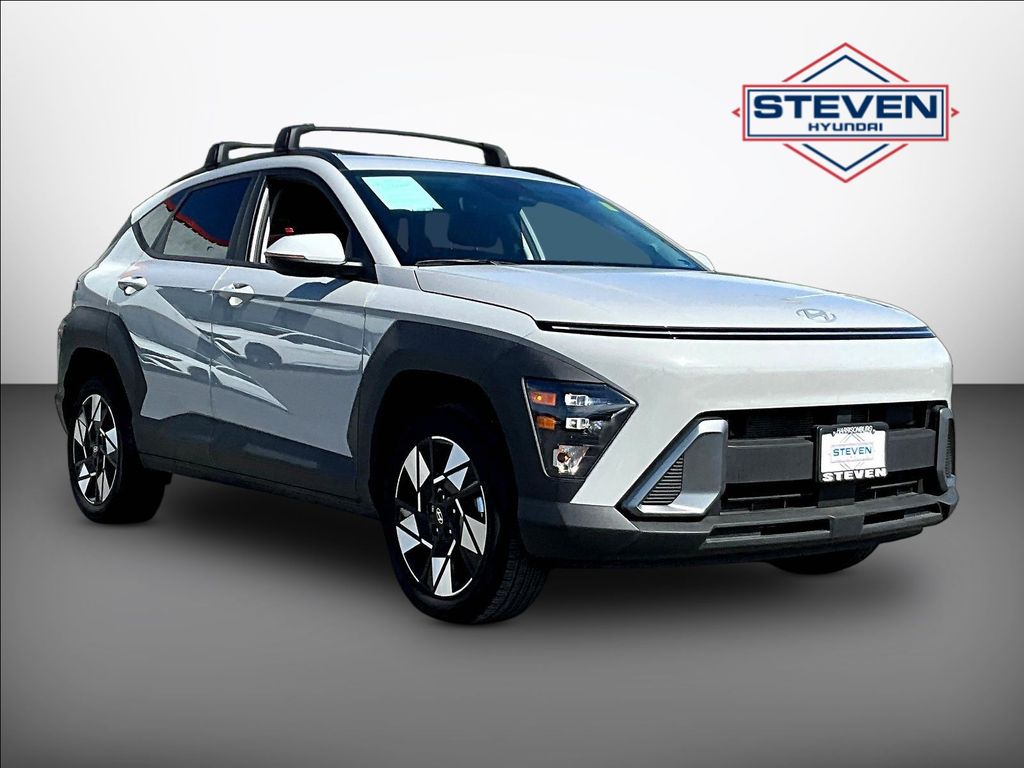 Cyber Gray Metallic 2024 Hyundai Kona SUV / Crossover All-Wheel Drive Continuously Variable Transmission