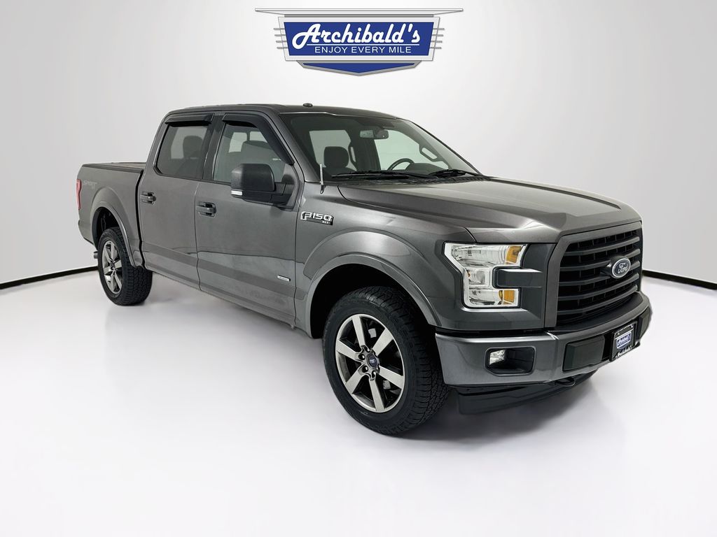 Gray (Magnetic Metallic) 2017 Ford F-150 Pickup Truck Four-Wheel Drive Automatic