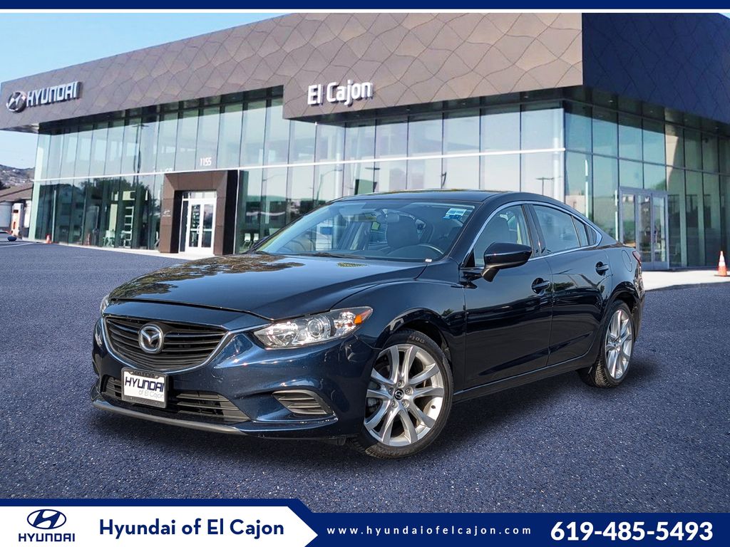 Deep Crystal Blue 2015 Mazda MAZDA6 Sedan Front-Wheel Drive 6-Speed Automatic