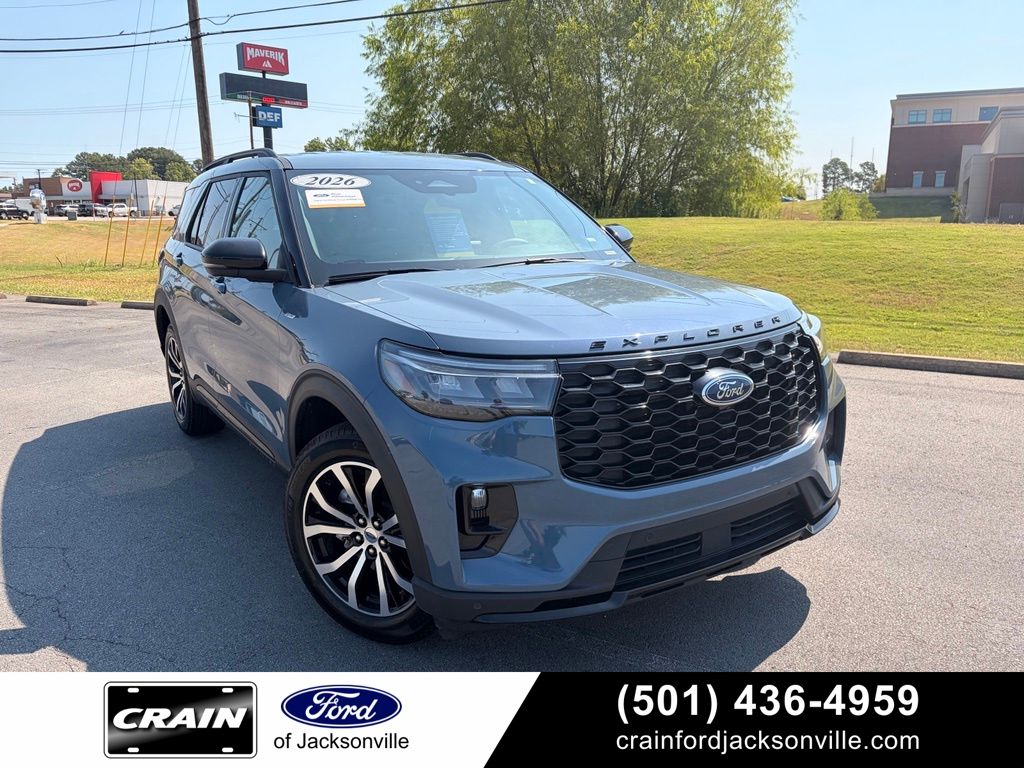 Vapor Blue 2026 Ford Explorer SUV / Crossover All-Wheel Drive Automatic