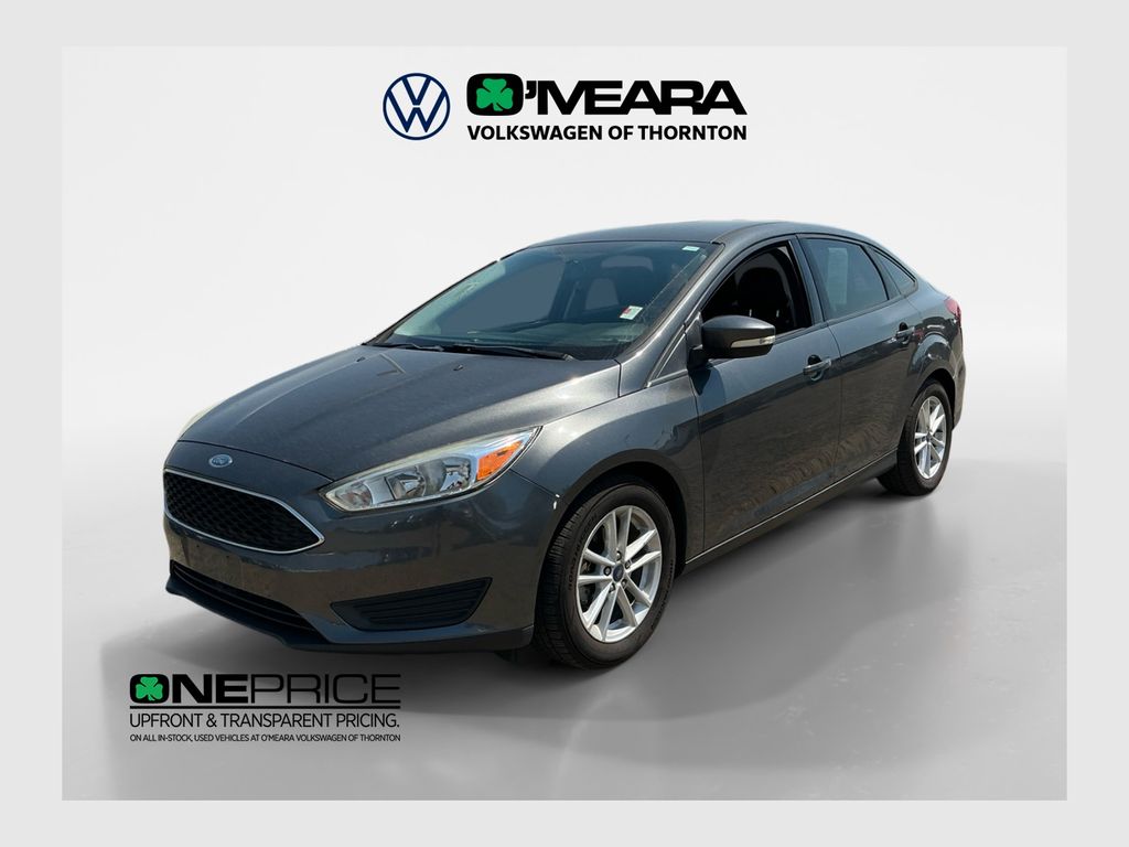 Gray (Magnetic) 2017 Ford Focus Sedan Front-Wheel Drive 6-Speed Automatic