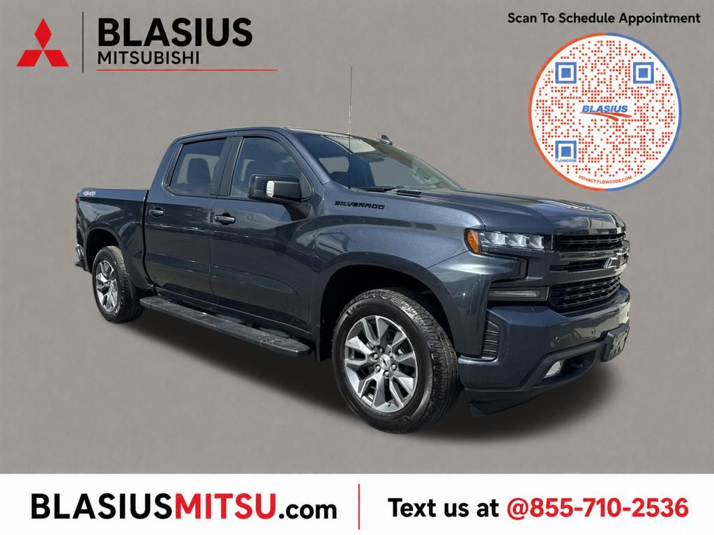 Shadow Gray Metallic 2022 Chevrolet Silverado 1500 Pickup Truck Four-Wheel Drive Automatic
