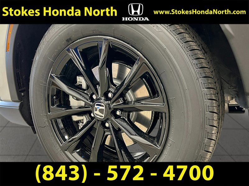2025 Honda CR-V Hybrid Sport White at Stokes Honda North