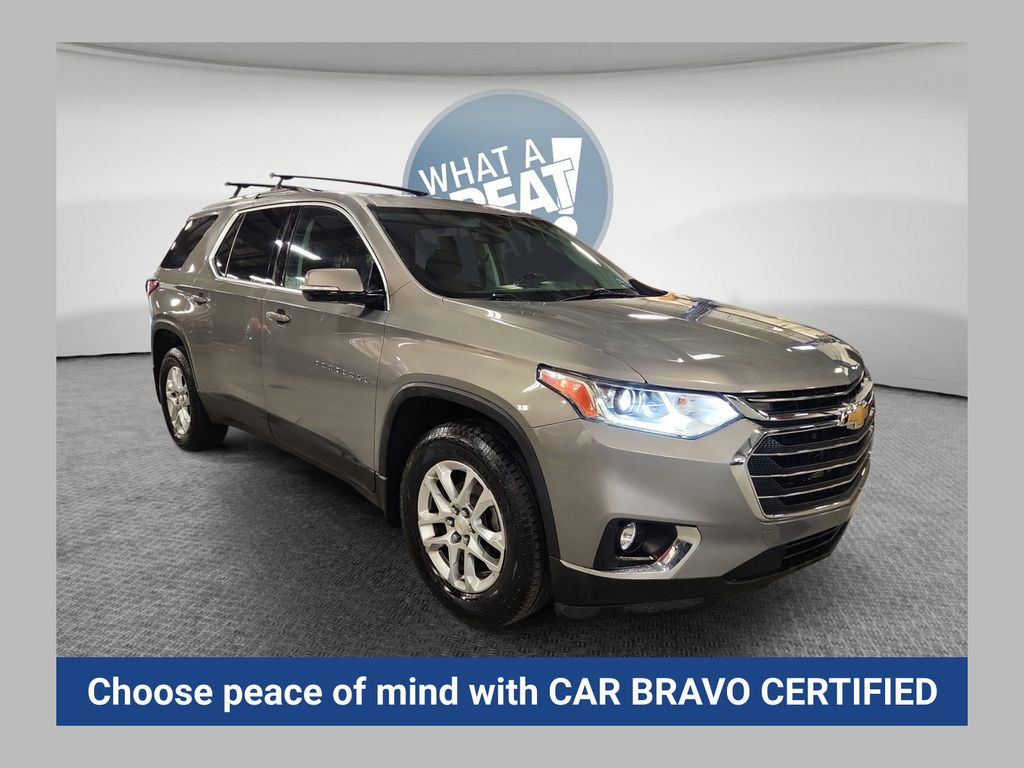 Pepperdust Metallic 2018 Chevrolet Traverse LT Cloth AWD SUV / Crossover Four-Wheel Drive 9-Speed Automatic