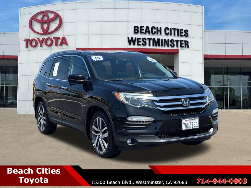 Crystal Black Pearl 2016 Honda Pilot SUV / Crossover Front-Wheel Drive 9-Speed Automatic