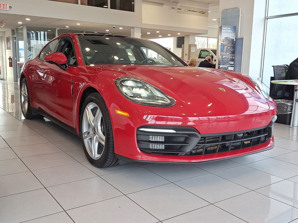 Carmine Red 2022 Porsche Panamera 4 AWD Sedan All-Wheel Drive 8-Speed Automatic