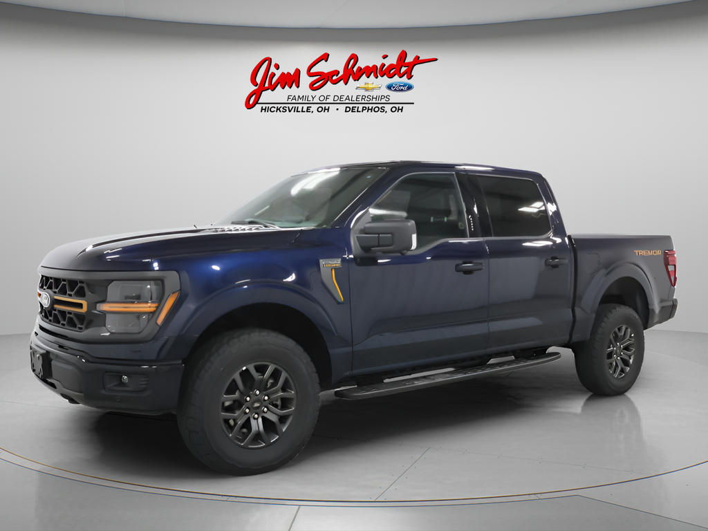 Antimatter Blue Metallic 2024 Ford F-150 Pickup Truck Four-Wheel Drive Automatic