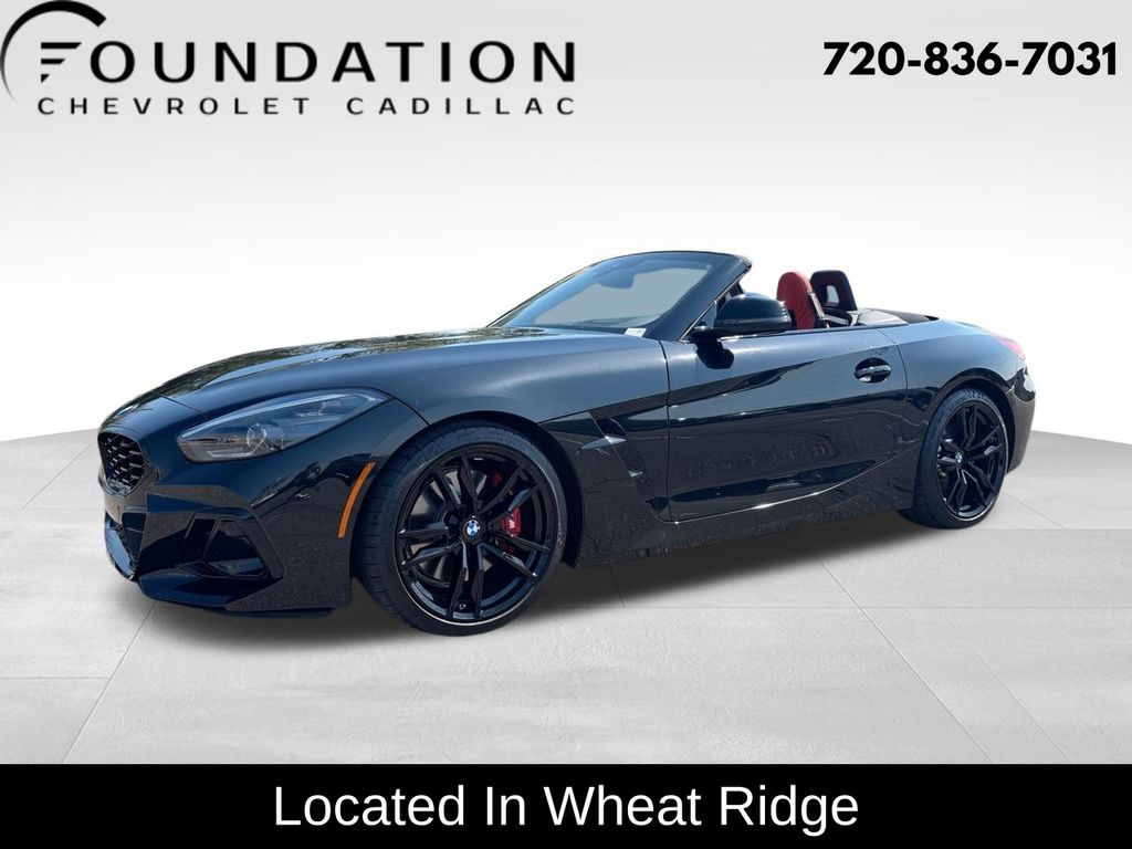 Black Sapphire Metallic 2024 BMW Z4 Convertible Rear-Wheel Drive 8-Speed Automatic