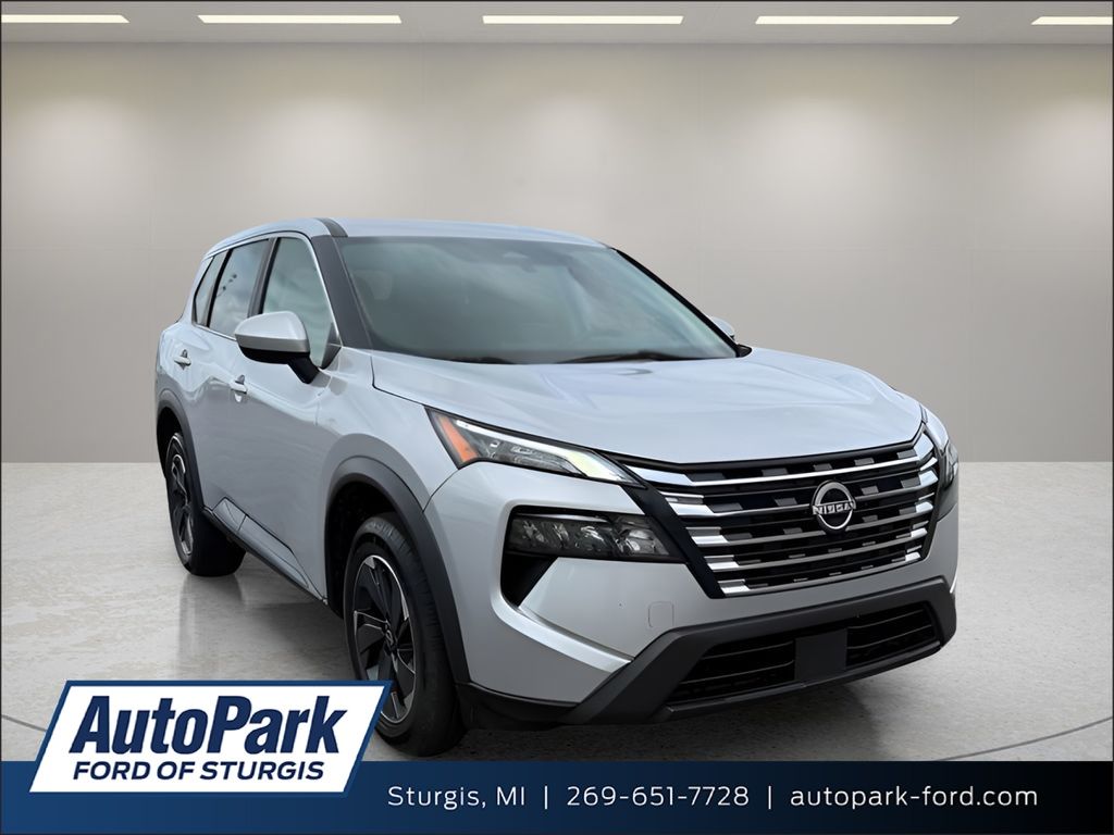 Brilliant Silver Metallic 2024 Nissan Rogue SUV / Crossover All-Wheel Drive Continuously Variable Transmission