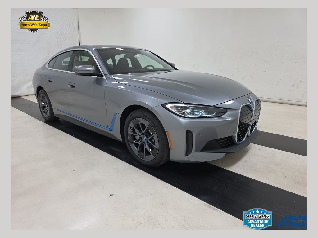 Skyscraper Gray Metallic 2023 BMW i4 Sedan Rear-Wheel Drive Automatic
