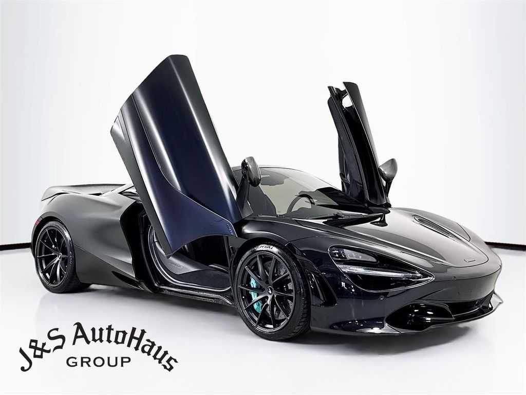 Onyx Black 2020 McLaren 720S Performance Spider RWD Convertible Rear-Wheel Drive 7-Speed Automatic