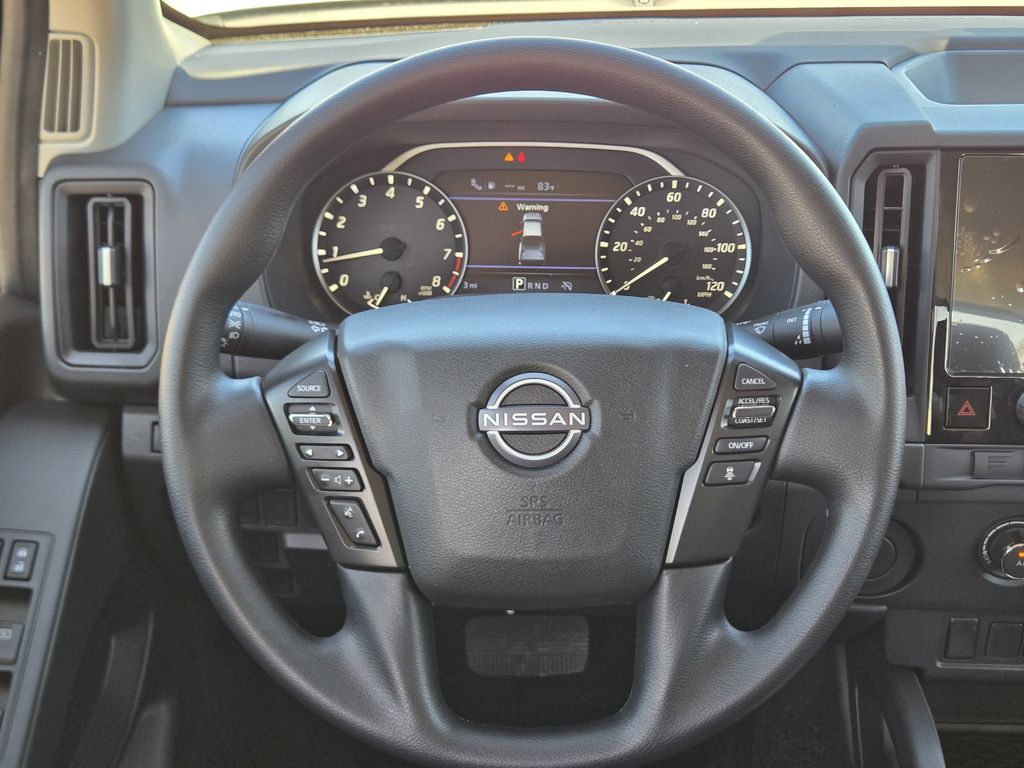 2026 Nissan Frontier S White at South Houston Nissan