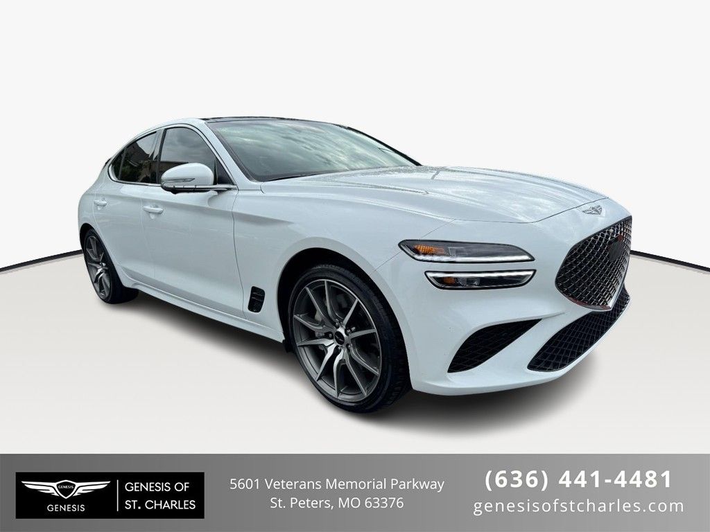 Uyuni White 2026 Genesis G70 Sedan All-Wheel Drive 8-Speed Automatic