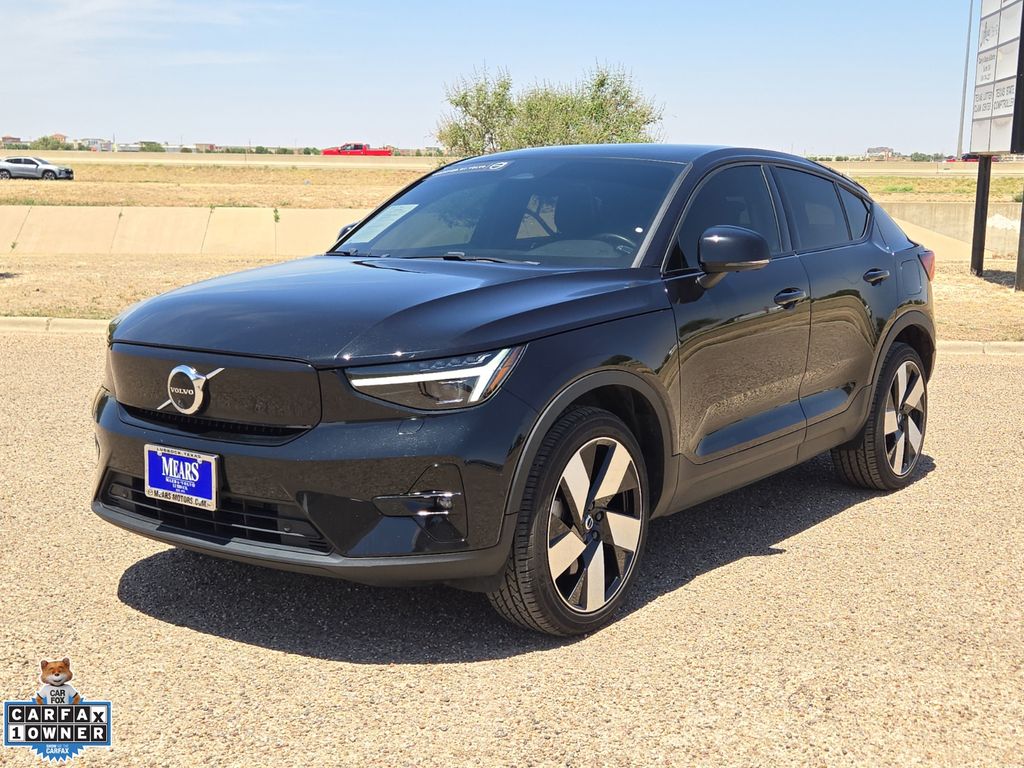 Onyx Black Metallic 2023 Volvo C40 Recharge Twin Ultimate eAWD SUV / Crossover All-Wheel Drive 1-Speed Automatic