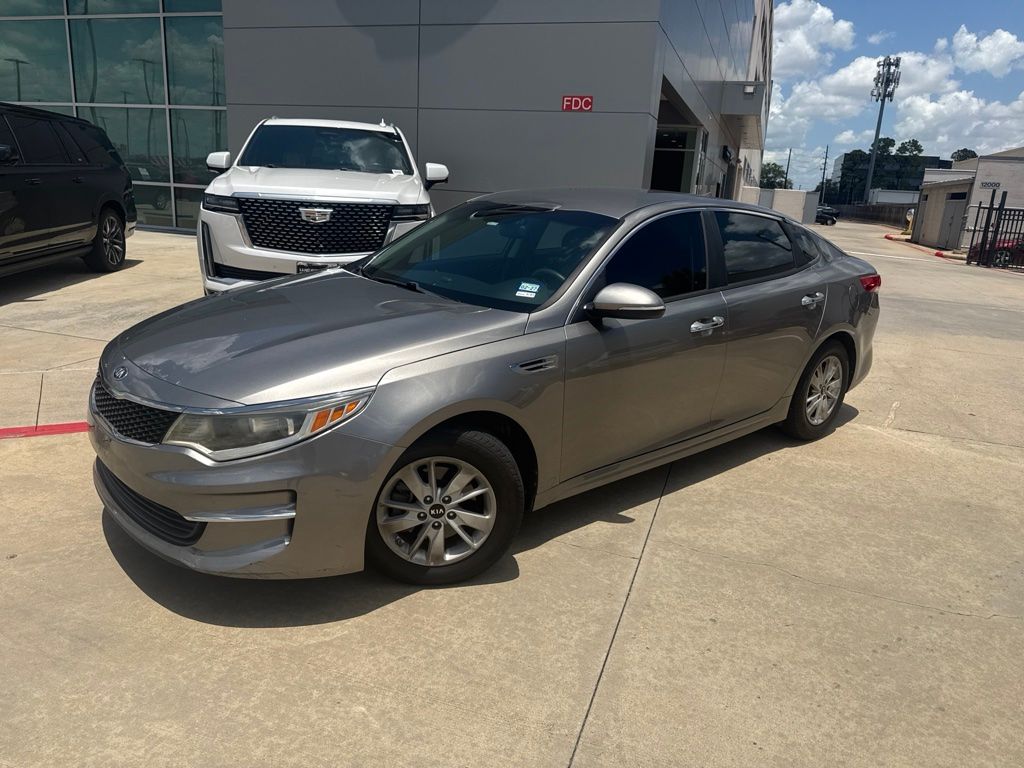 Titanium Silver 2018 Kia Optima Sedan Front-Wheel Drive 6-Speed Automatic
