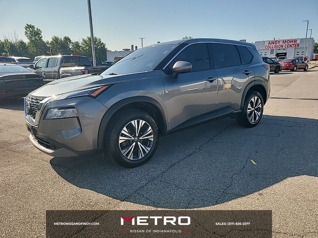 Gray (Gun Metallic) 2021 Nissan Rogue SUV / Crossover All-Wheel Drive Continuously Variable Transmission