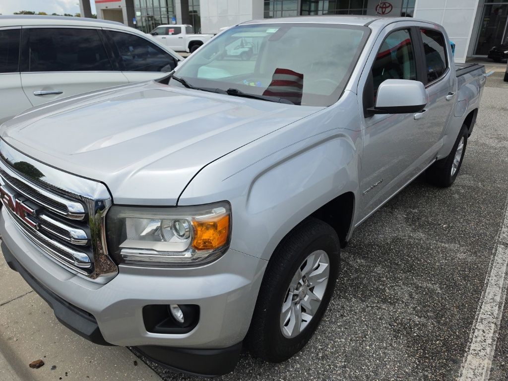 Quicksilver Metallic 2018 GMC Canyon Pickup Truck Four-Wheel Drive 8-Speed Automatic