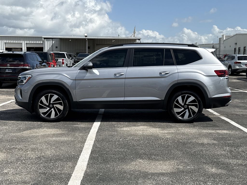 2024 Volkswagen Atlas 2.0T SE w/Technology Silver at DeMontrond Auto Country