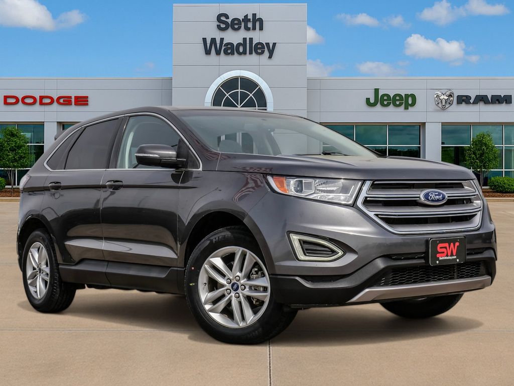 Gray (Magnetic Metallic) 2015 Ford Edge SEL SUV / Crossover Front-Wheel Drive 6-Speed Automatic