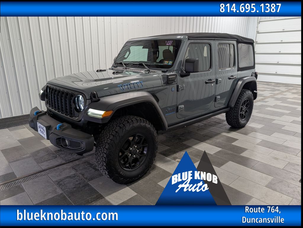 Anvil Clear Coat 2024 Jeep Wrangler 4xe SUV / Crossover Four-Wheel Drive 8-Speed Automatic