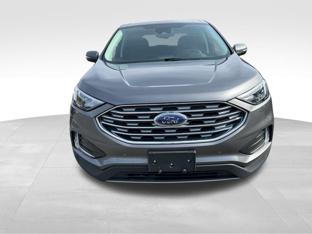 2022 Carbonized Gray Metallic Ford Edge Titanium AWD SUV