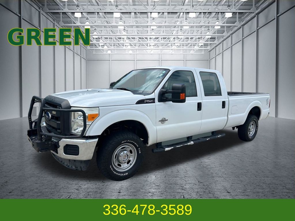 Oxford White 2015 Ford F-250 Super Duty Pickup Truck Four-Wheel Drive 6-Speed Automatic Overdrive