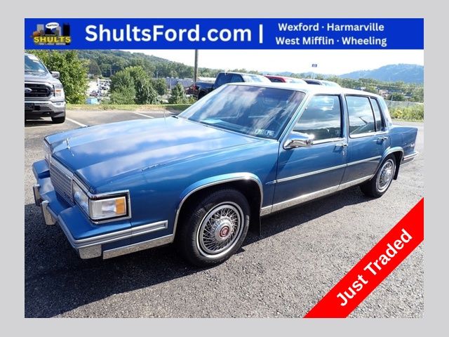 Blue 1987 Cadillac DeVille Sedan Front-Wheel Drive 4-Speed Automatic
