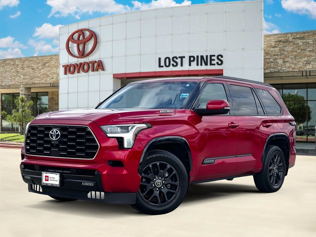 Red 2023 Toyota Sequoia SUV / Crossover Four-Wheel Drive Automatic