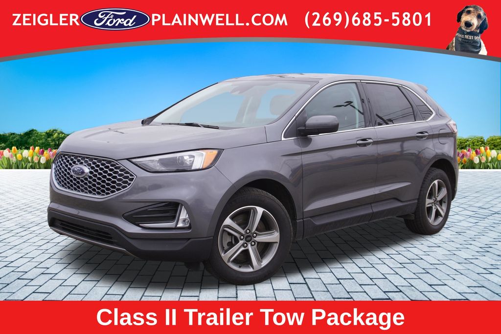 Gray Metallic 2024 Ford Edge SUV / Crossover All-Wheel Drive 8-Speed Automatic
