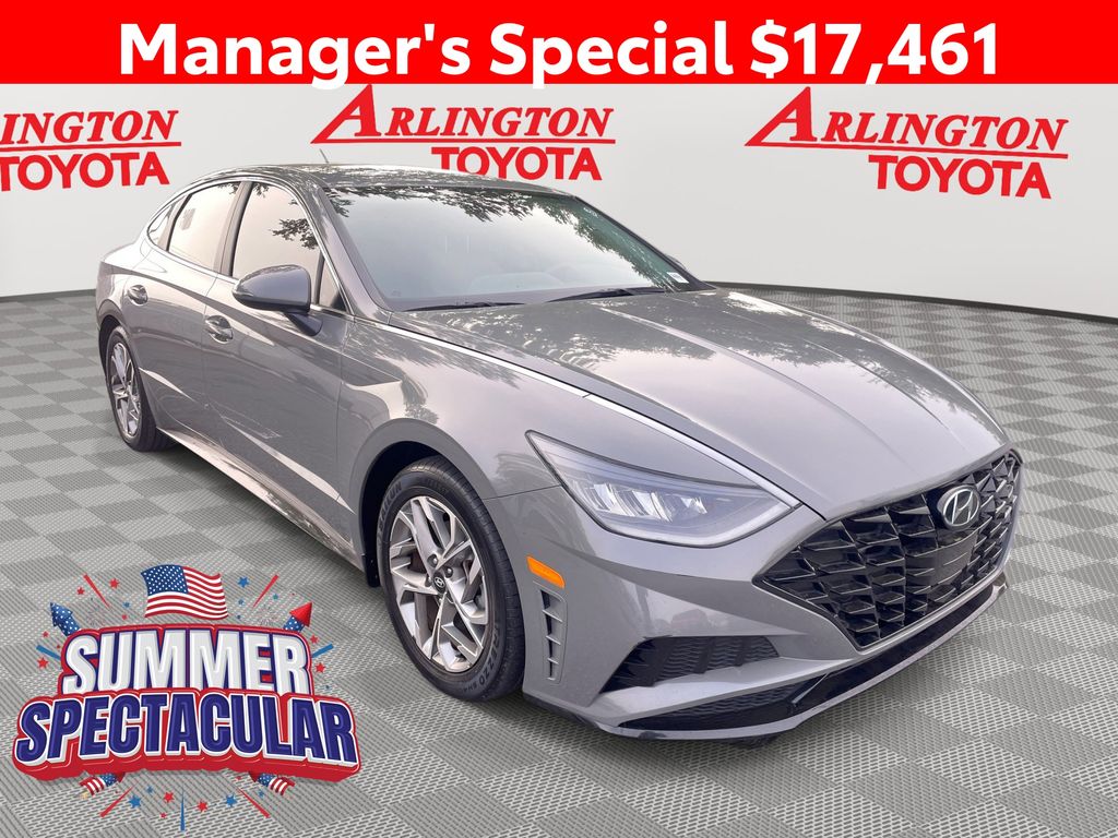 Hampton Gray 2022 Hyundai Sonata Sedan Front-Wheel Drive 8-Speed Automatic