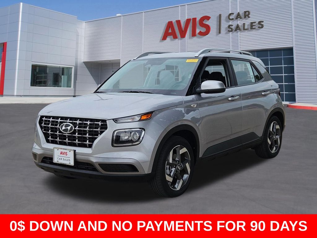 Shimmering Silver 2025 Hyundai Venue SEL FWD SUV / Crossover Front-Wheel Drive Continuously Variable Transmission