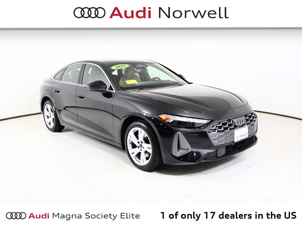 Mythos Black Metallic 2025 Audi A5 quattro Premium Plus Sedan Sedan All-Wheel Drive 7-Speed Automatic