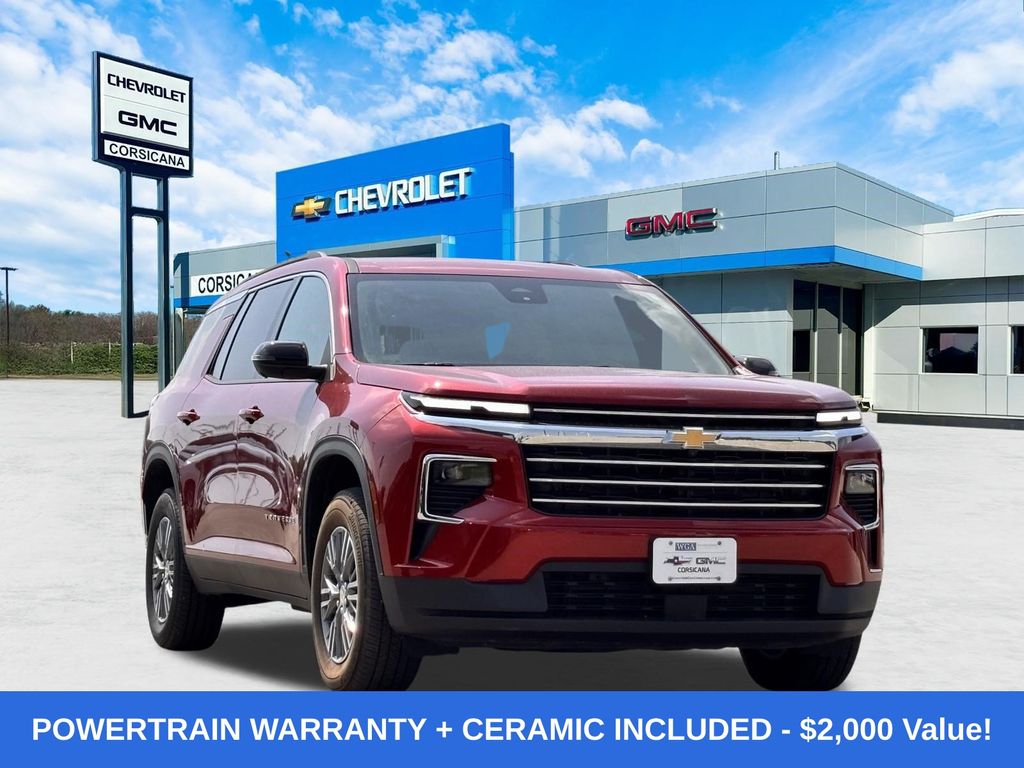 Radiant Red Tintcoat 2025 Chevrolet Traverse SUV / Crossover Front-Wheel Drive 8-Speed Automatic