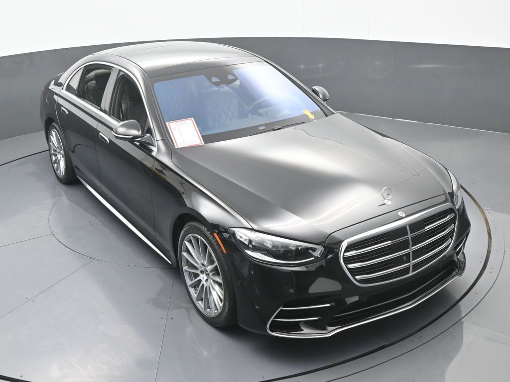 Used 2021 Obsidian Black/designo Diamon White Mercedes-Benz S 580 image 65