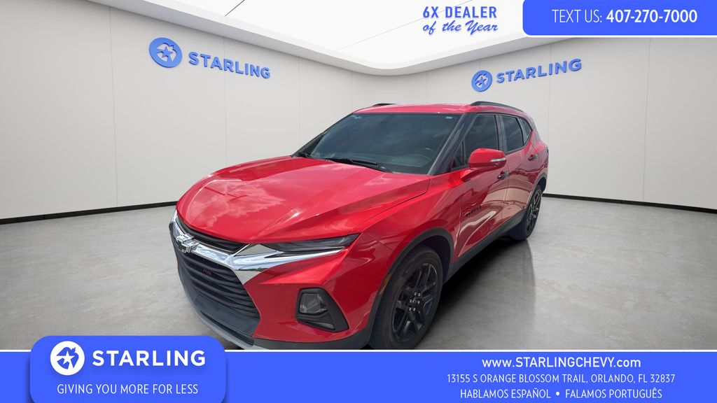 Red Hot 2020 Chevrolet Blazer 2LT FWD SUV / Crossover Front-Wheel Drive 9-Speed Automatic