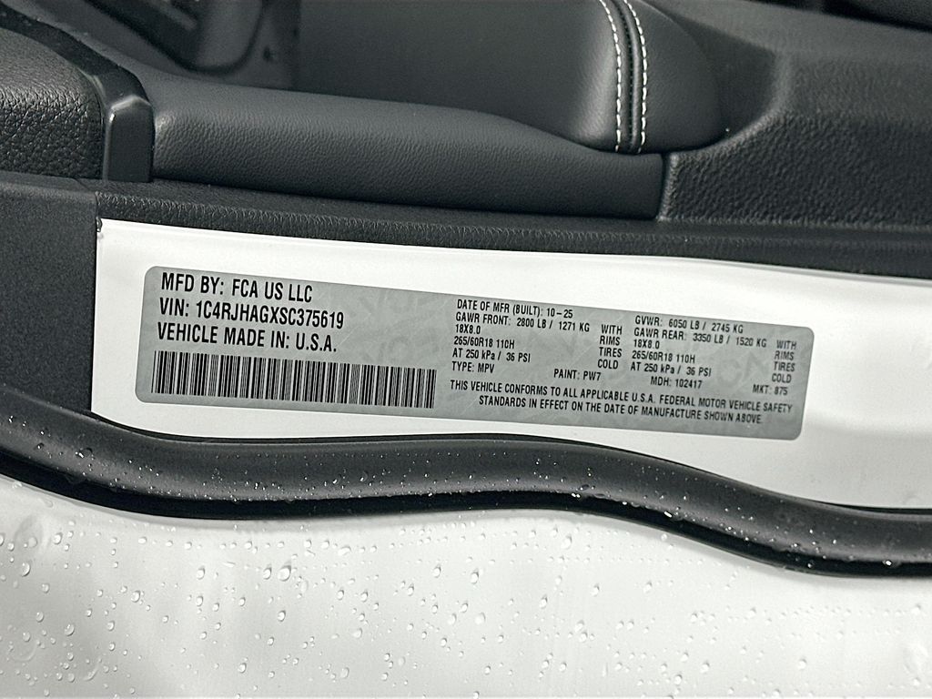 New 2025 White Jeep Altitude X image 19