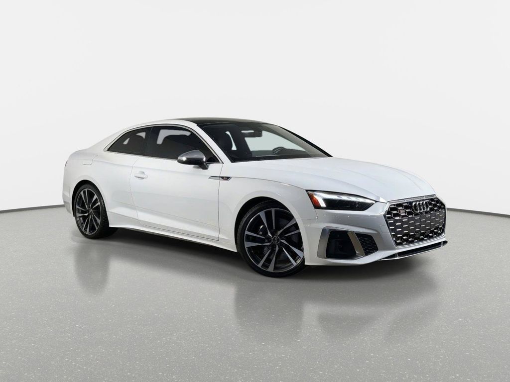 Ibis White 2023 Audi S5 Coupe All-Wheel Drive Automatic