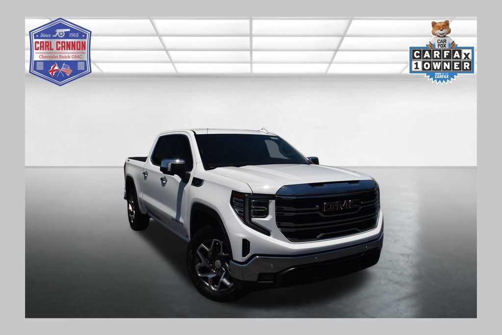 Summit White 2022 GMC Sierra 1500 Pickup Truck Four-Wheel Drive Automatic