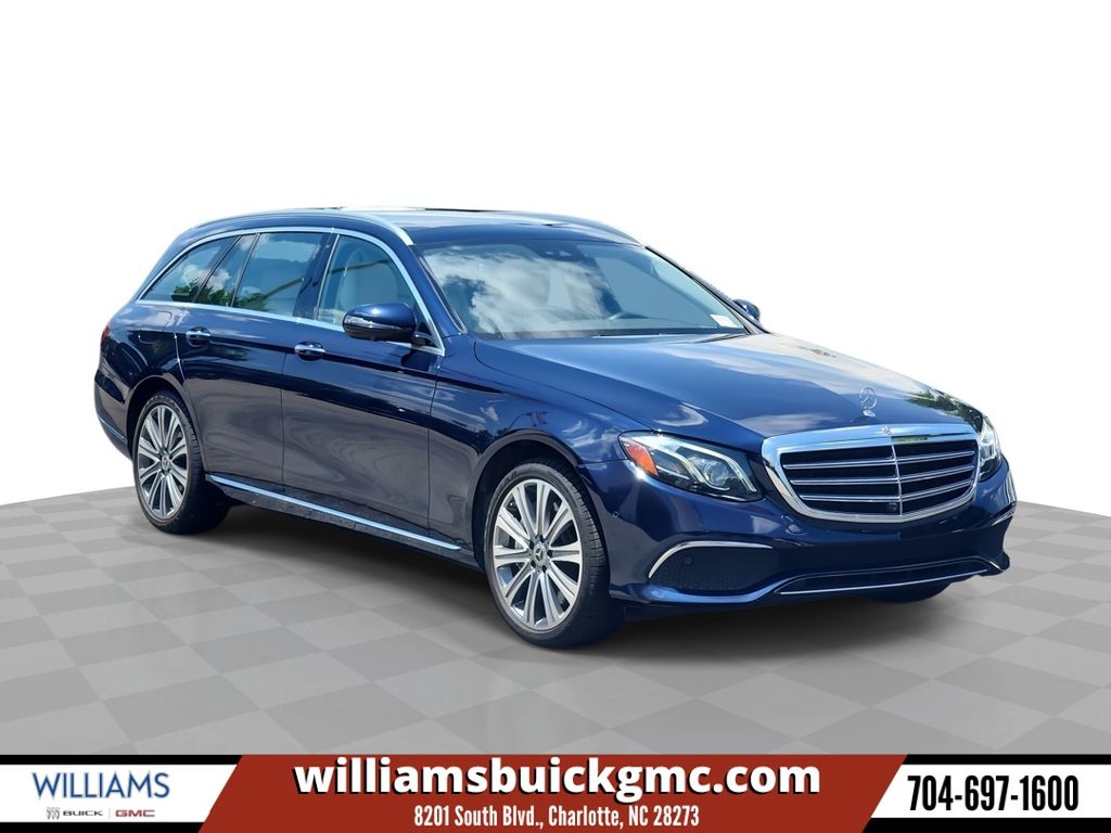 Lunar Blue Metallic 2019 Mercedes-Benz E-Class Wagon All-Wheel Drive 9-Speed Automatic