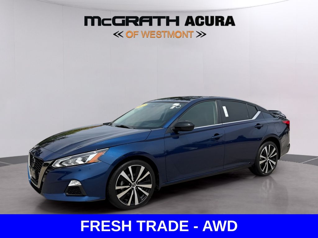 Deep Blue Pearl 2022 Nissan Altima Sedan All-Wheel Drive Continuously Variable Transmission