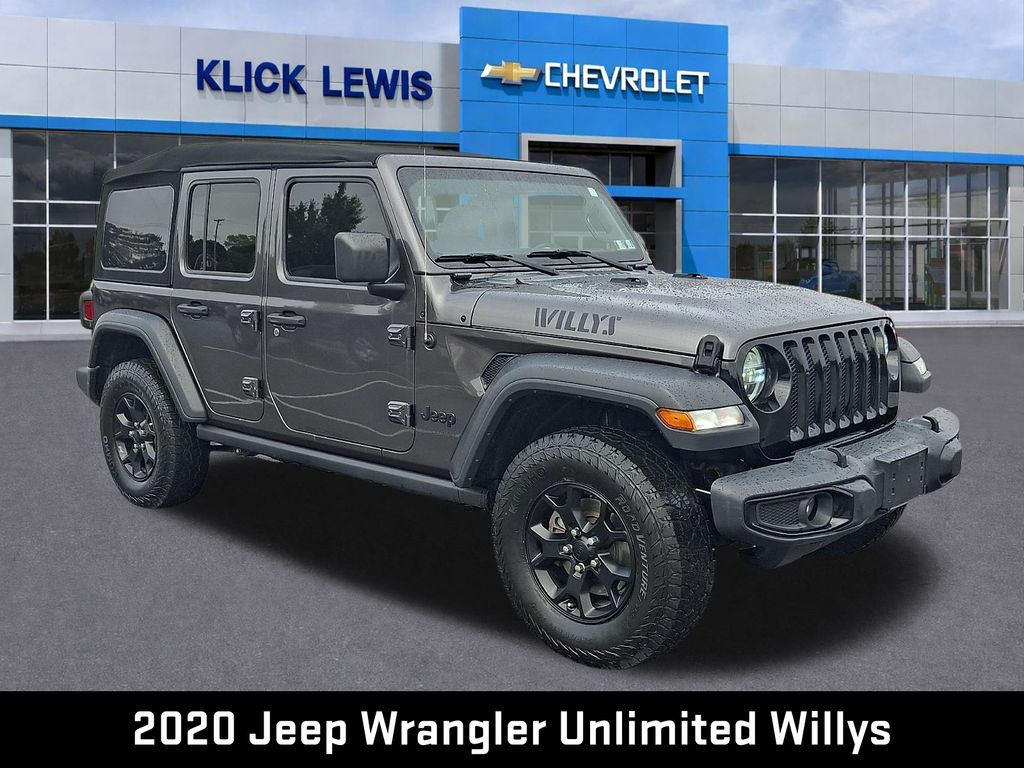 2020 Jeep Wrangler Unlimited Willys Gray at Grove City Ford