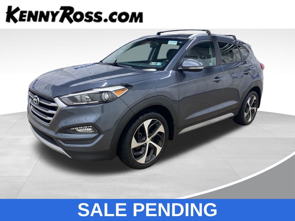 Coliseum Gray 2017 Hyundai Tucson SUV / Crossover All-Wheel Drive 7-Speed Automatic