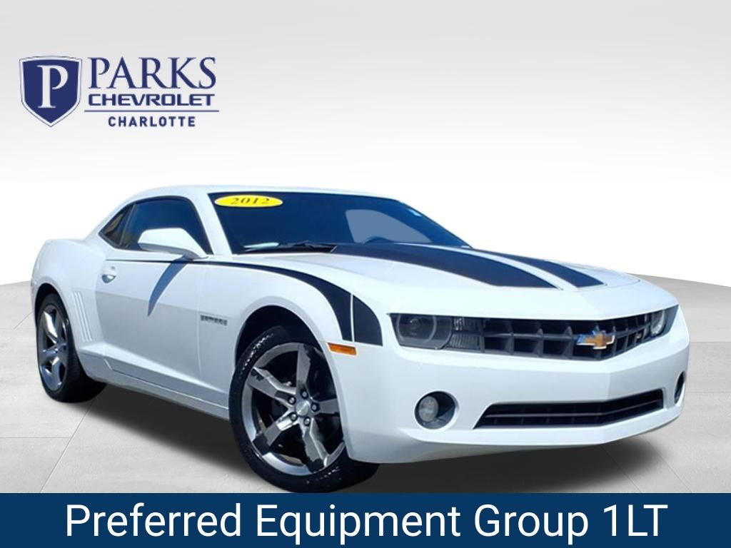 Summit White 2012 Chevrolet Camaro 1LT Coupe RWD Coupe Rear-Wheel Drive 6-Speed Automatic