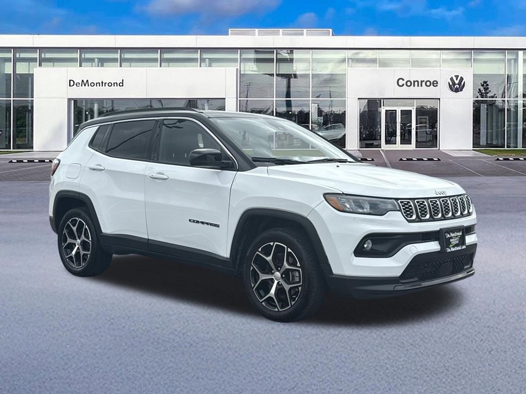 2024 Jeep Compass Limited White at Joe Myers Mazda Kia