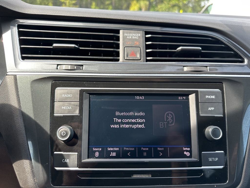2019 Pure White Volkswagen Tiguan 2.0T S FWD SUV