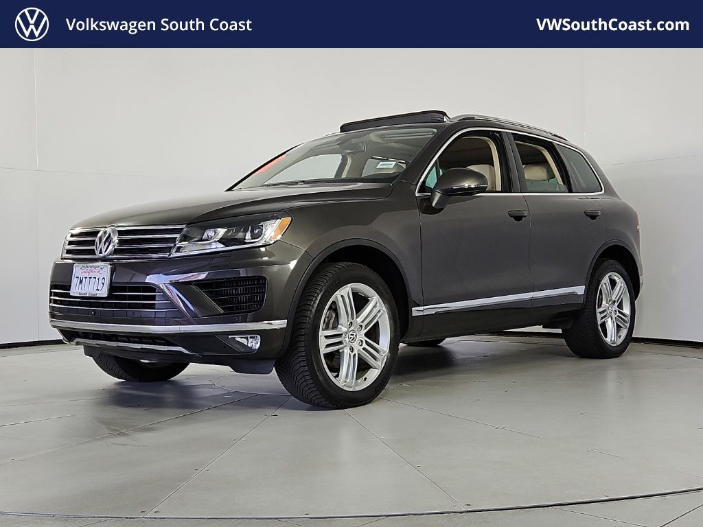 Black Oak Brown Metallic 2015 Volkswagen Touareg SUV / Crossover 8-Speed Automatic